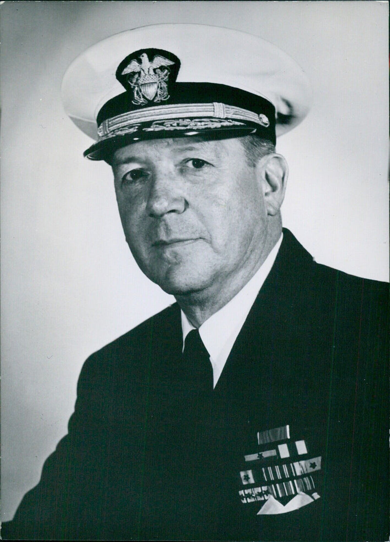 Rear Adm. Charles W. Fox, Chief of Bureau of Supplies and Accounts, US Navy - Vintage Photograph