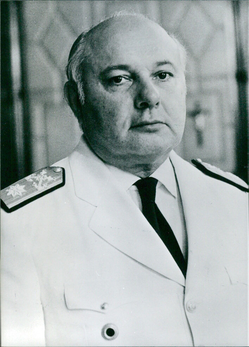 Rear Admiral Jorge Alberto Fraga, Argentina's Minister of Social Welfare - Vintage Photograph