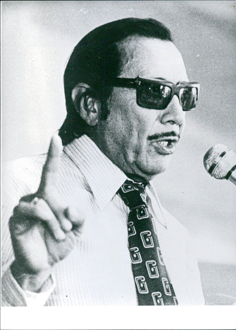 Andres Framini, leader of the textile workers' union in Argentina - Vintage Photograph