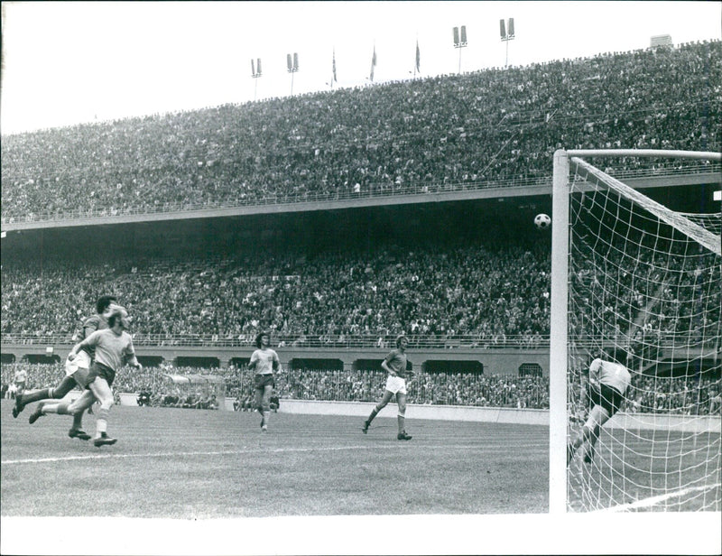 Italy beats Sweden at Milan San Siro Stadium - Vintage Photograph