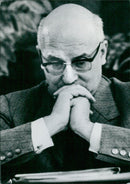 JEAN FOYER, French Minister of Health - Vintage Photograph