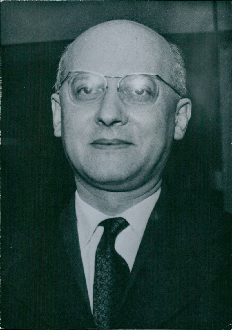 JEAN FOYER, Minister of Justice in Georges Pompidou's Government - Vintage Photograph