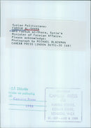 Syrian Politicians: FAROUK AL-SHARA - Vintage Photograph