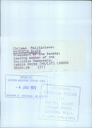 Chilean Politicians PATRICIO ALWIN President of the Senate - Vintage Photograph