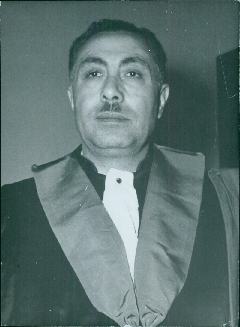 Libyan Personalities: MAHMOUD AL-QADI Attorney General - Vintage Photograph