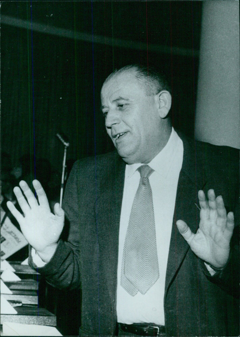 YOSEF ALMOGI Israel's Minister of Development since 1962 - Vintage Photograph