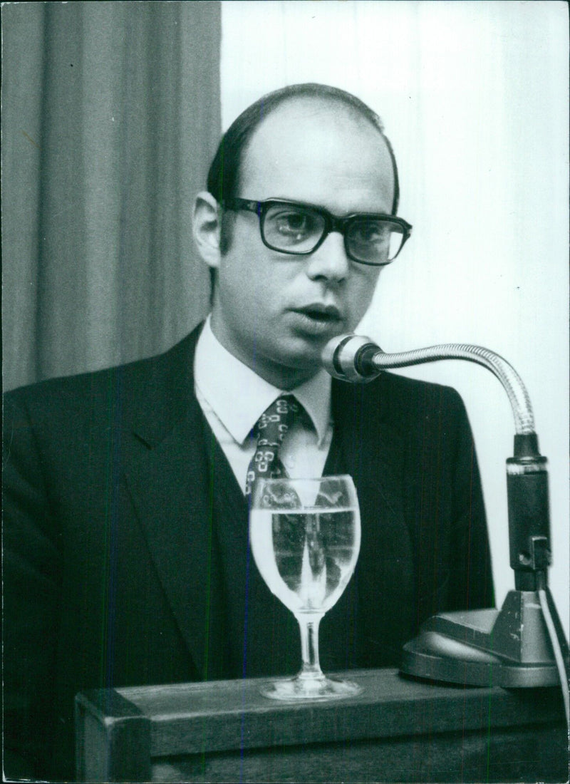 Dr. Renato Altissimo, Vice-President of the Italian Confederation of Industry - Vintage Photograph