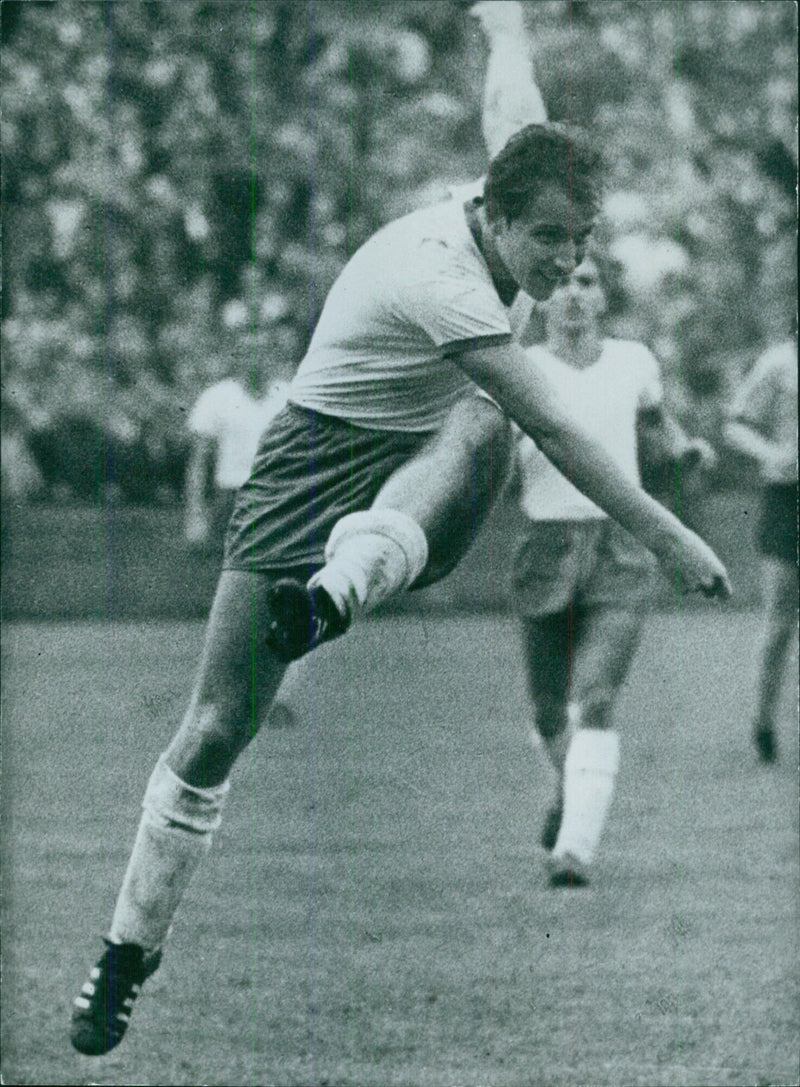 West German Footballer llans-Joachim Altendorff - Vintage Photograph