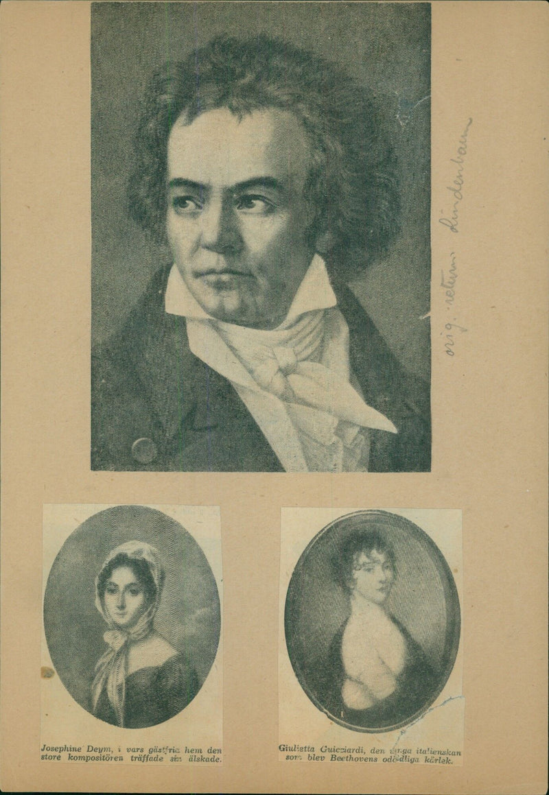 Beethoven's immortal love - Vintage Photograph