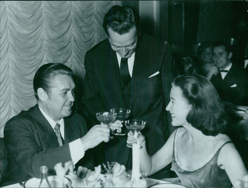 Theater evening with celebrities - Vintage Photograph