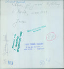 Vincent Auriol visits Jussi in Paris - Vintage Photograph