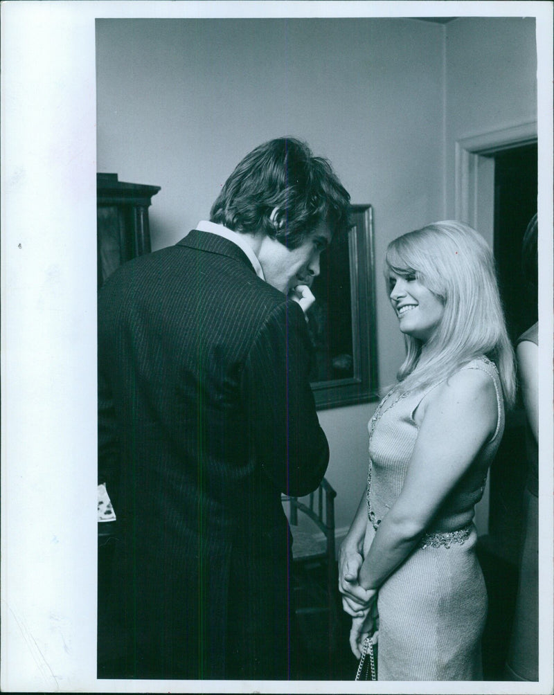 Warren Beatty and Carol White - Vintage Photograph