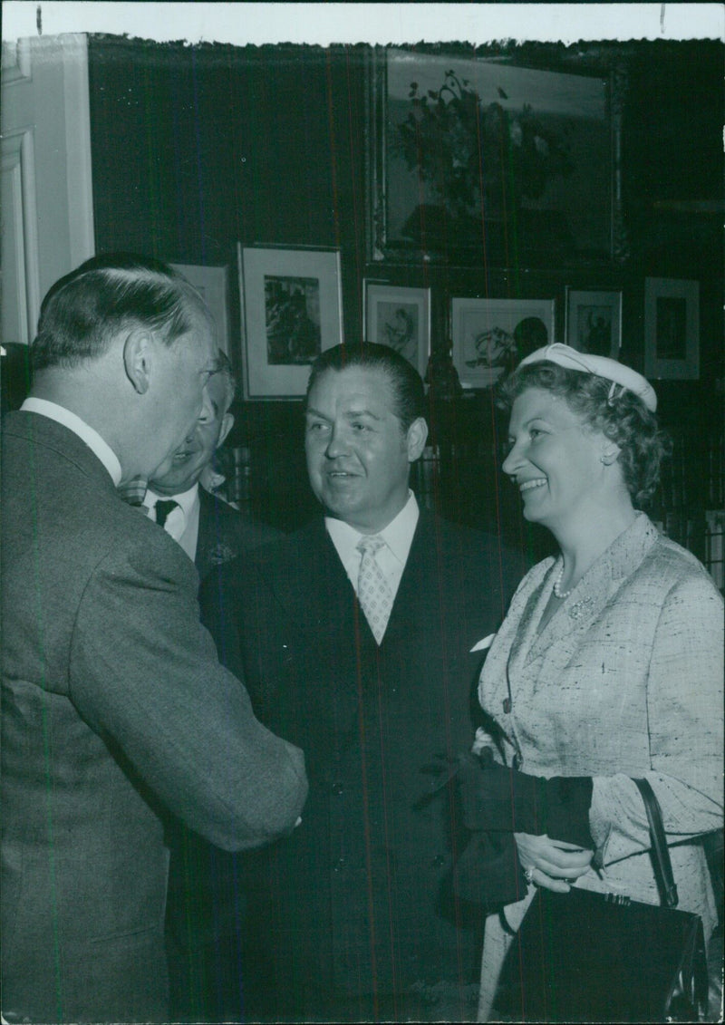 Jussi Björling with his wife - Vintage Photograph