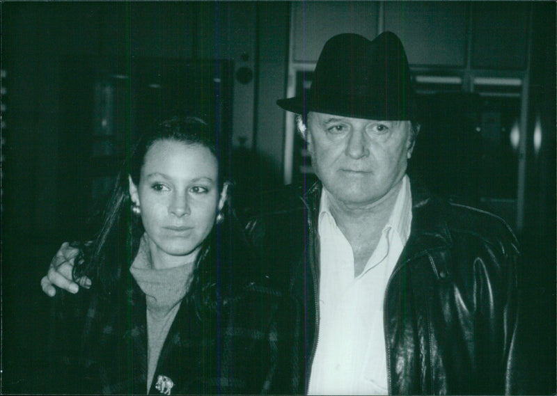 US Film Stars: ROD STEIGER & WIFE OPS - Vintage Photograph