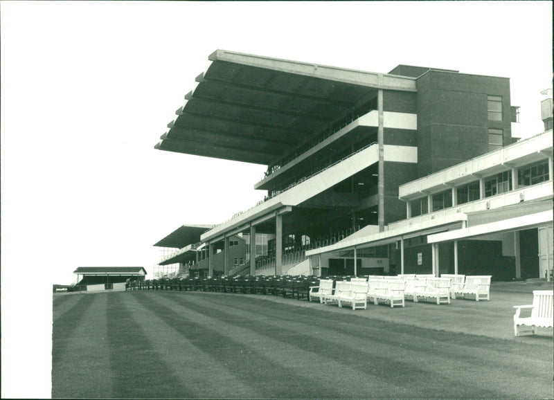 The new £1 million Grandstand at Cheltenham Racecourse - Vintage Photograph