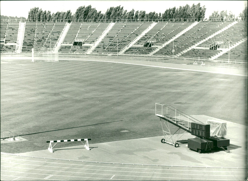 Main stadium at Queen Elizabeth Park for 1974 Commonwealth Games - Vintage Photograph