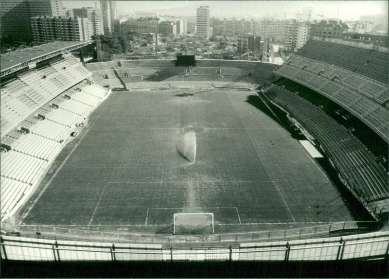 The Camp de Sarria in Barcelona during the 1982 World Cup - Vintage Photograph