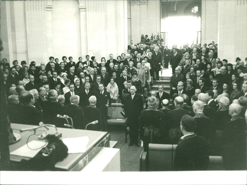 Adenauer in Sweden - Vintage Photograph