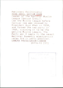 Pakistani Politician Khan Abdul Qayyum Khan - Vintage Photograph