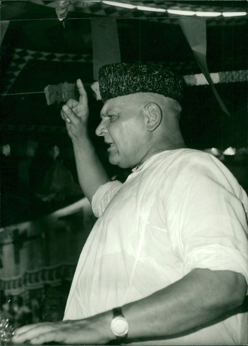 Pakistani Politician Khan Abdul Qayyum Khan - Vintage Photograph