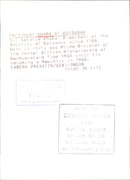 President Khama of Botswana - Vintage Photograph