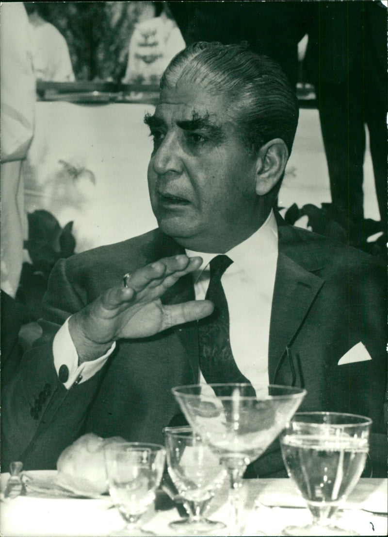 President Yayha Khan, President of Pakistan since 1969 - Vintage Photograph