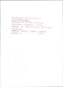 Rhodesian Politicians: WILLIAM KHONA President of the African National Farmers' Union; member of the African National Congress. - Vintage Photograph