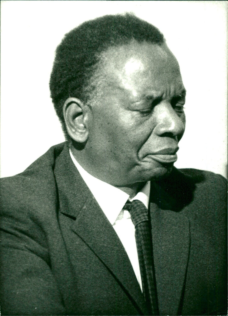 Rhodesian Politicians: WILLIAM KHONA President of the African National Farmers' Union; member of the African National Congress. - Vintage Photograph