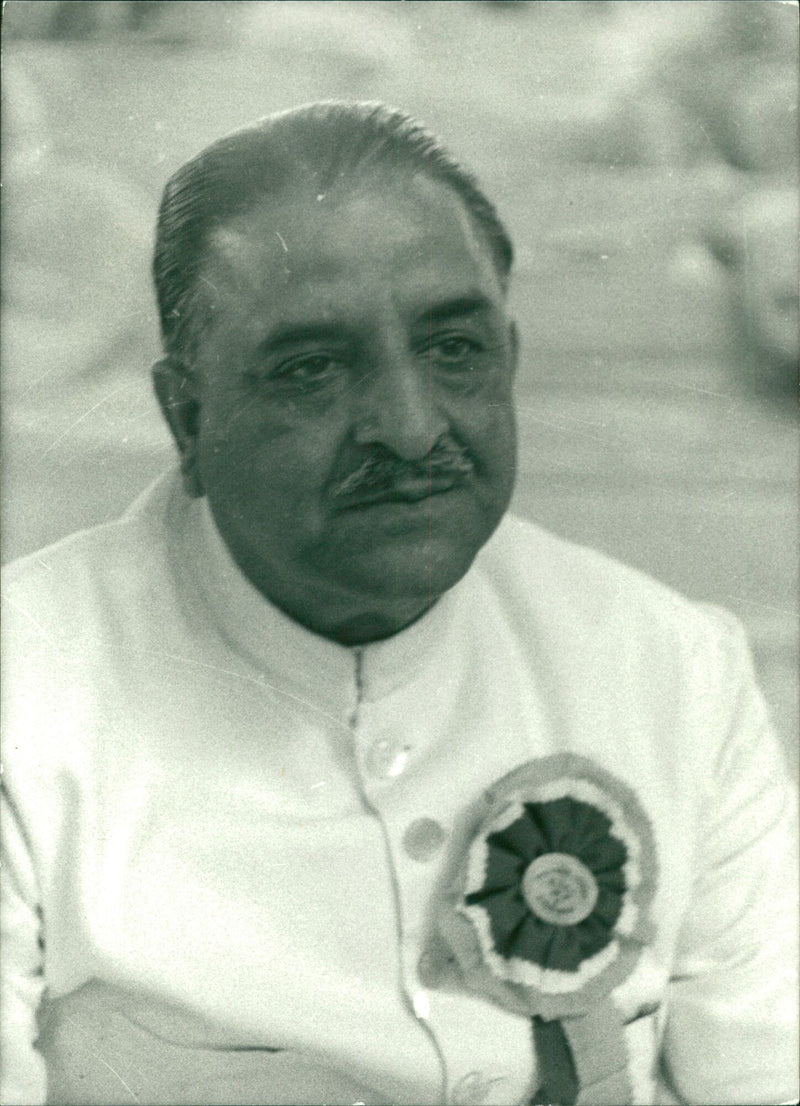 SHAH NAWAJ KHAN, Indian Minister of State - Vintage Photograph