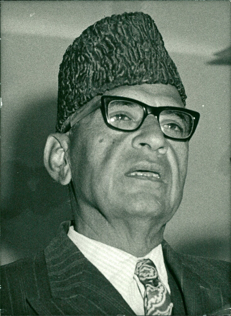 ASLAM KHAN KHATTAK, Governor of the North-West Frontier Province - Vintage Photograph