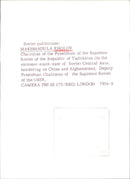 MAKHMADULA KHOLOV, político soviético - Vintage Photograph