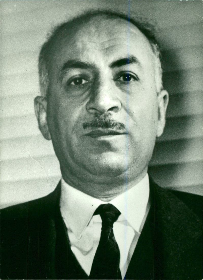 MAHMOUD SHEET KHATALI, Minister of Municipalities and Rural Areas in the Iraq Government - Vintage Photograph