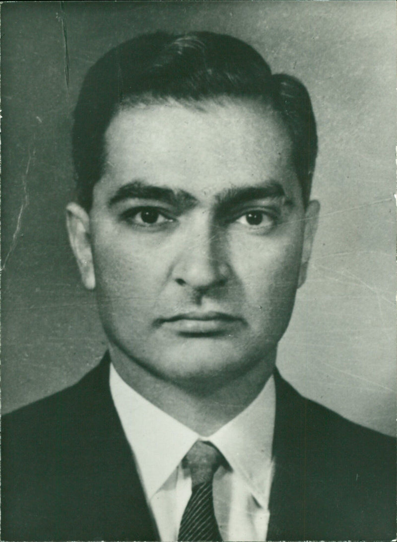 DR. MOSTAFA KHALIL, Minister of Communications for the Egyptian Region of the United Arab Republic - Vintage Photograph