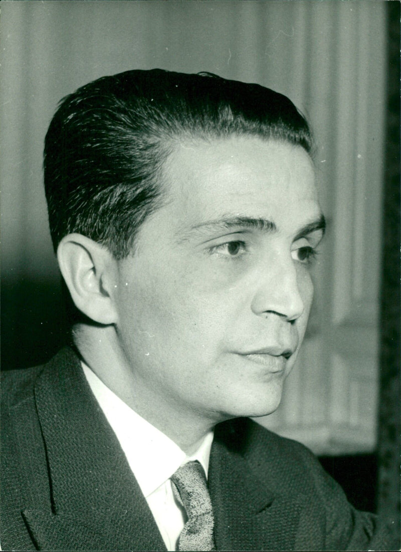 KEMEL KHALIL Appointed as First Chargé d'Affaires of the United Arab Republic in London - Vintage Photograph