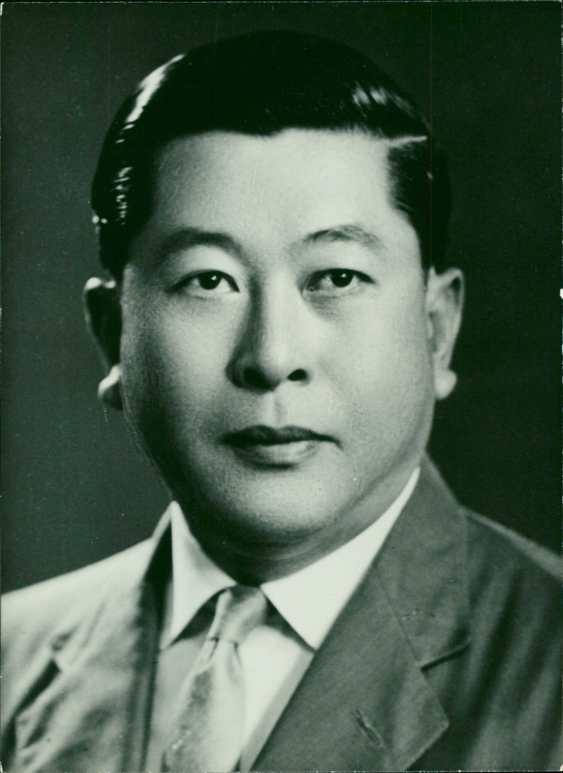 NAI THANAT KHOMAN, Thai Minister of Foreign Affairs - Vintage Photograph