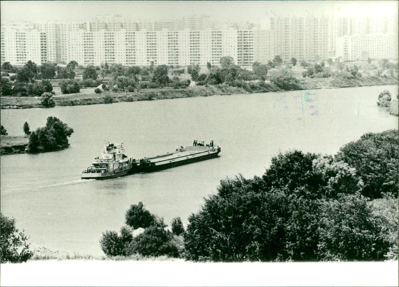 Strogino Moscow's new residential district - Vintage Photograph