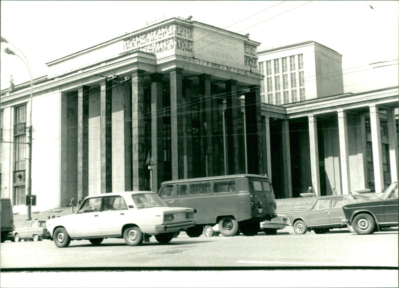 LENIN LIBRARY IN MOSCOW - Vintage Photograph