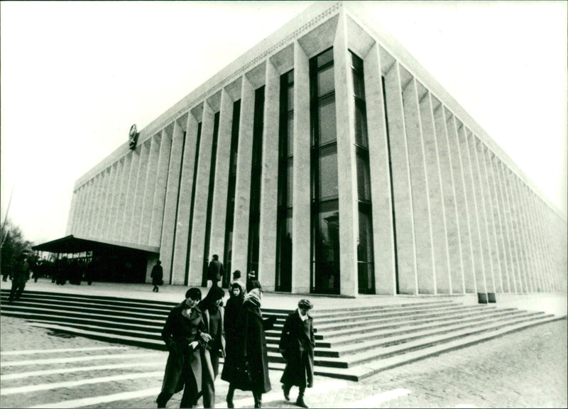 CPSU Congress Hall in Moscow - Vintage Photograph