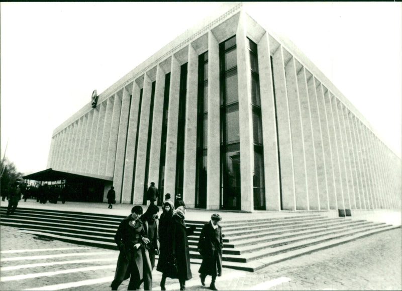 CPSU Congress Hall in Moscow - Vintage Photograph