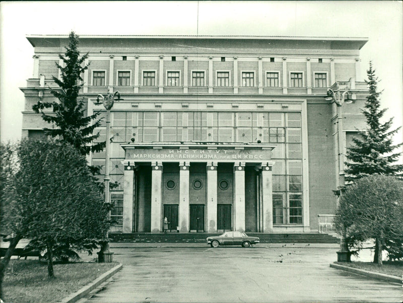 Institute of Marxism-Leninism in Moscow - Vintage Photograph