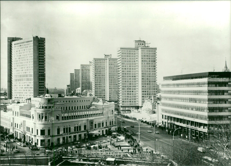 Soviet Views: Kalinin Avenue Moscow - Vintage Photograph