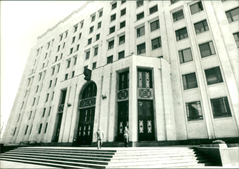 Soviet Defence Ministry in Moscow - Vintage Photograph