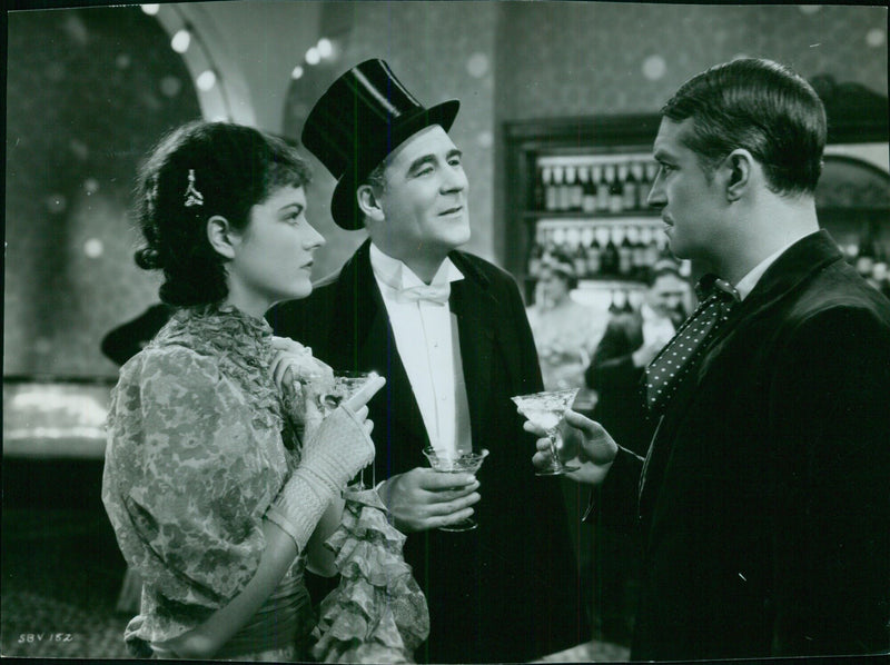 Chaunne Scene with Chevalier and Margaret Lockwood IDUN - Vintage Photograph