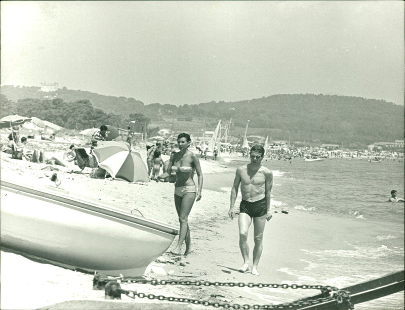 Paola 86 at Roban-Chatto, July 31, 1961 - Vintage Photograph