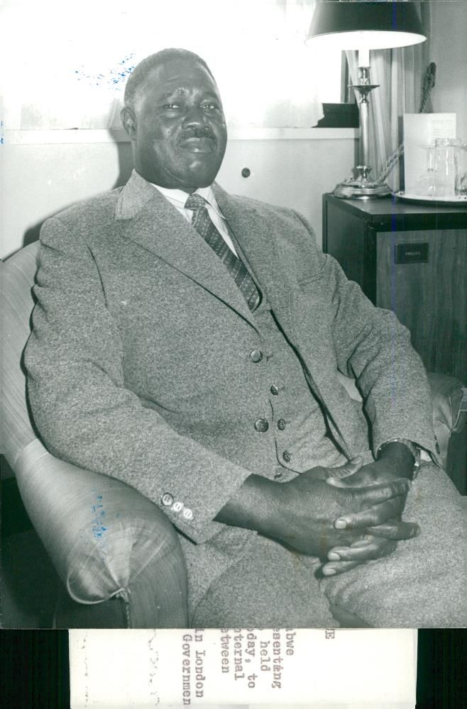 Jeremiah Chirau politician - Vintage Photograph