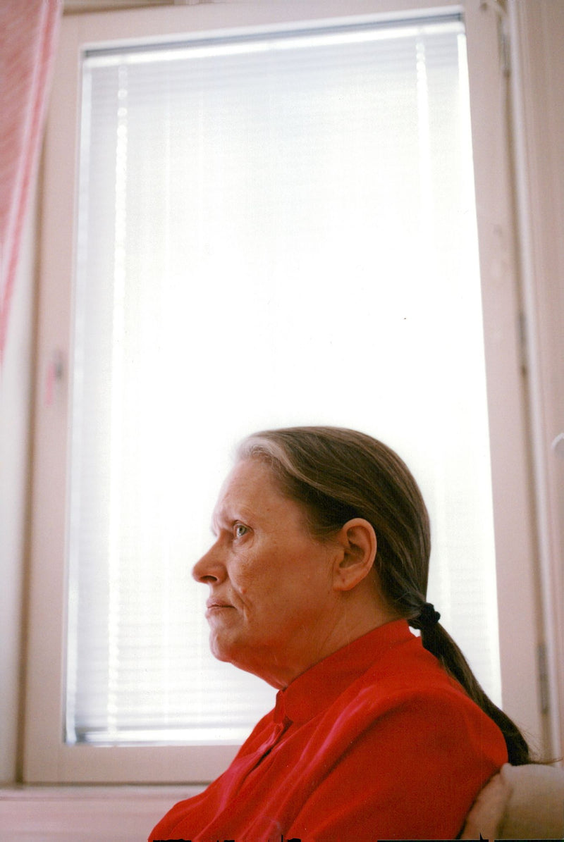 Vizna Belsevica, poet Latvia - Vintage Photograph