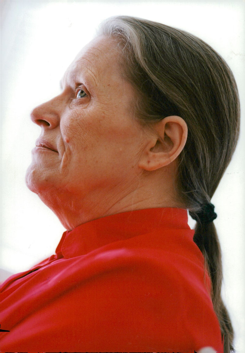 Vizna Belsevica, poet Latvia - Vintage Photograph