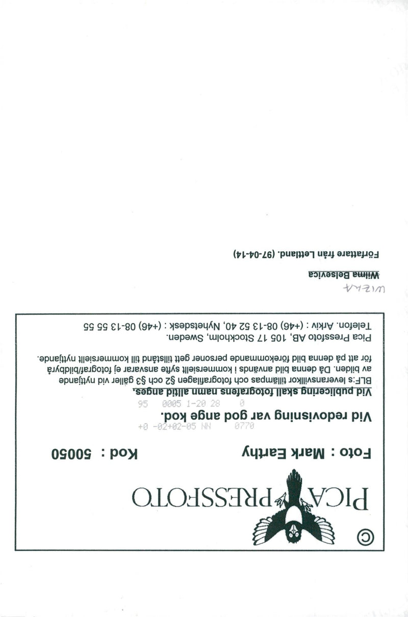 Vizna Belsevica, poet Latvia - Vintage Photograph