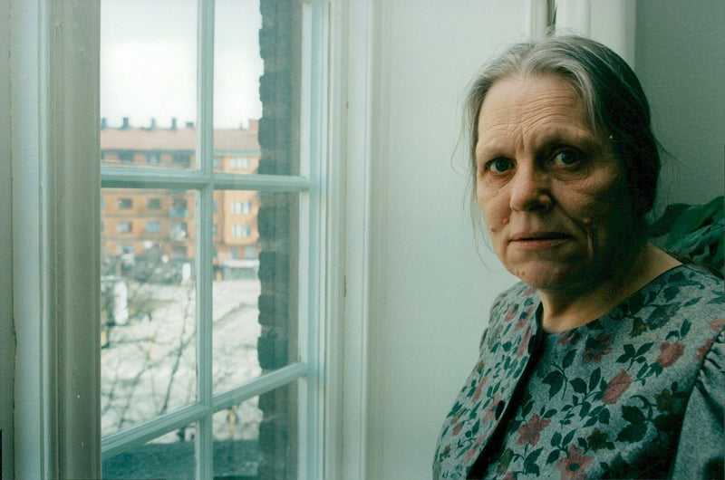 Vizna Belsevica, poet Latvia - Vintage Photograph