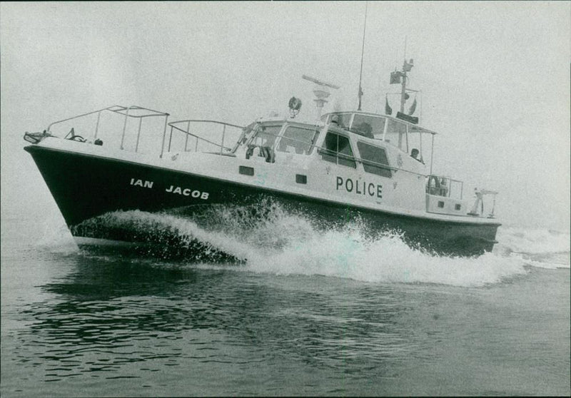 Police launch Ian Jacob - Vintage Photograph